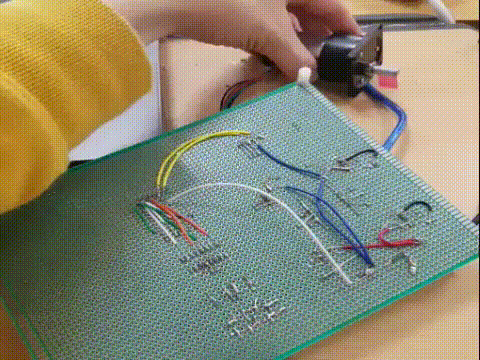 (a) H-bridge test (forward & backward)